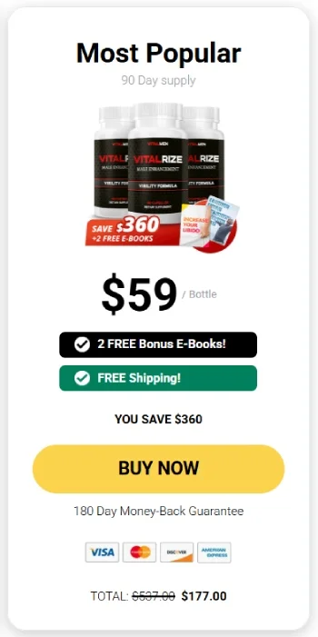 VitalRize - 3 Bottles